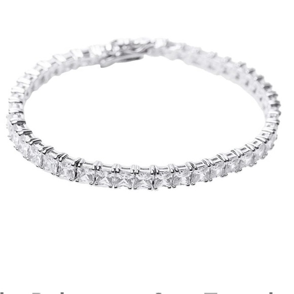 CZ by Kenneth Jay Lane Classic Princess Cut Tennis bracelet